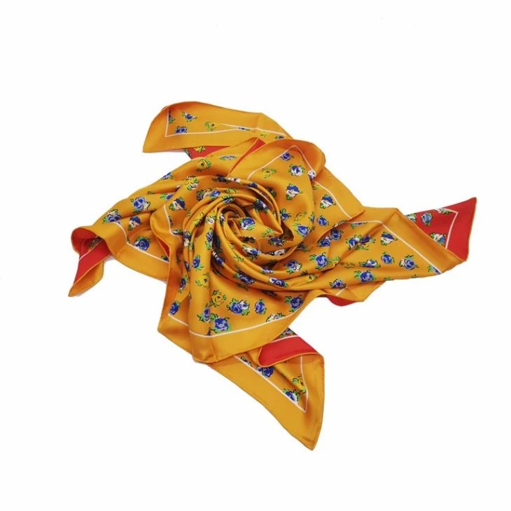 Double Sided Print Silk Scarf